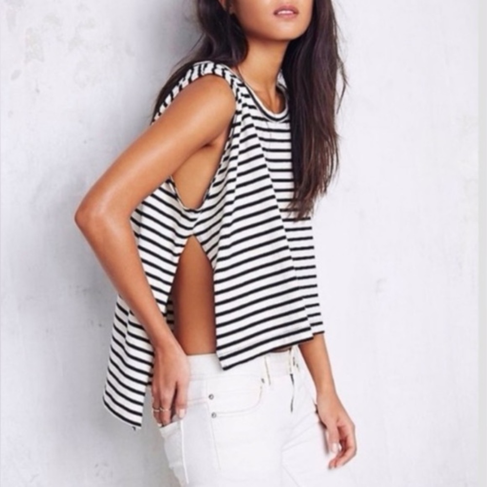 We The Free “Madness” Stripped High-Low Top